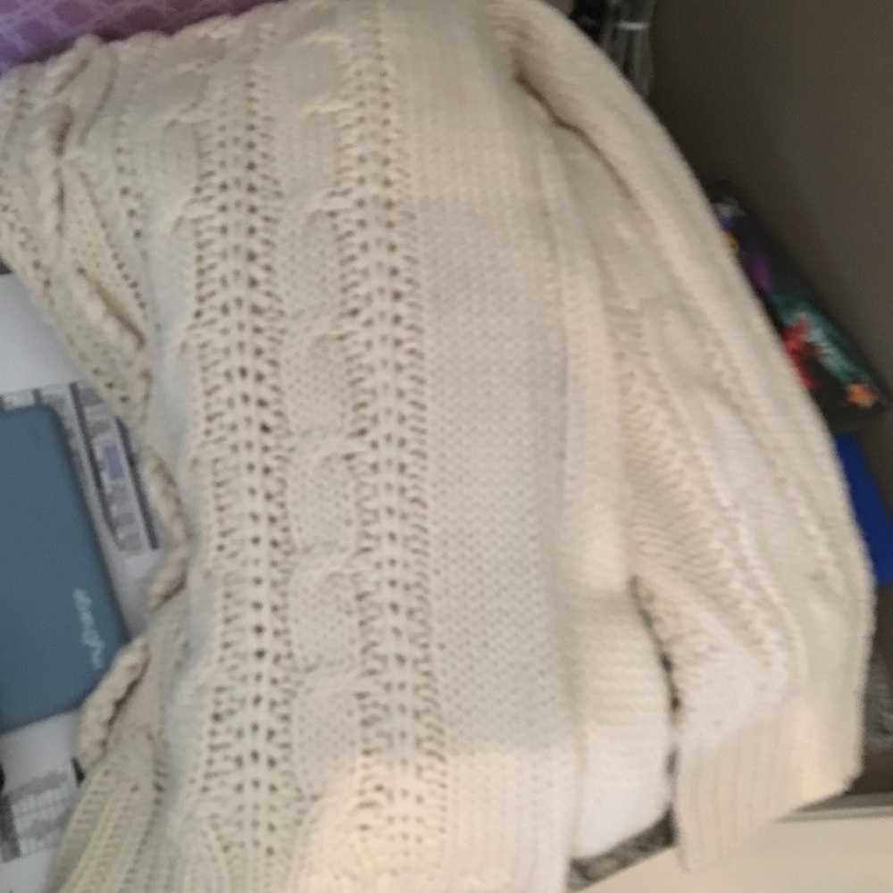 Cream sweater Francesca’s